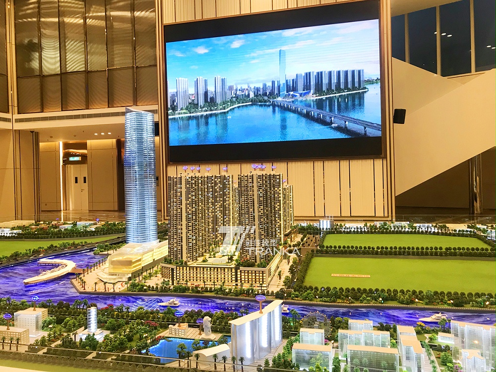 马来西亚富力公主湾房地产售楼沙盘建筑模型案例