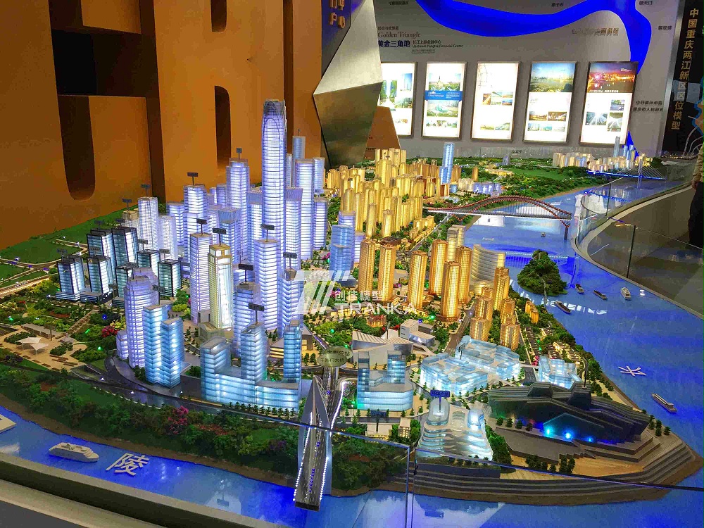 重庆两江新区服务贸易产业园模型