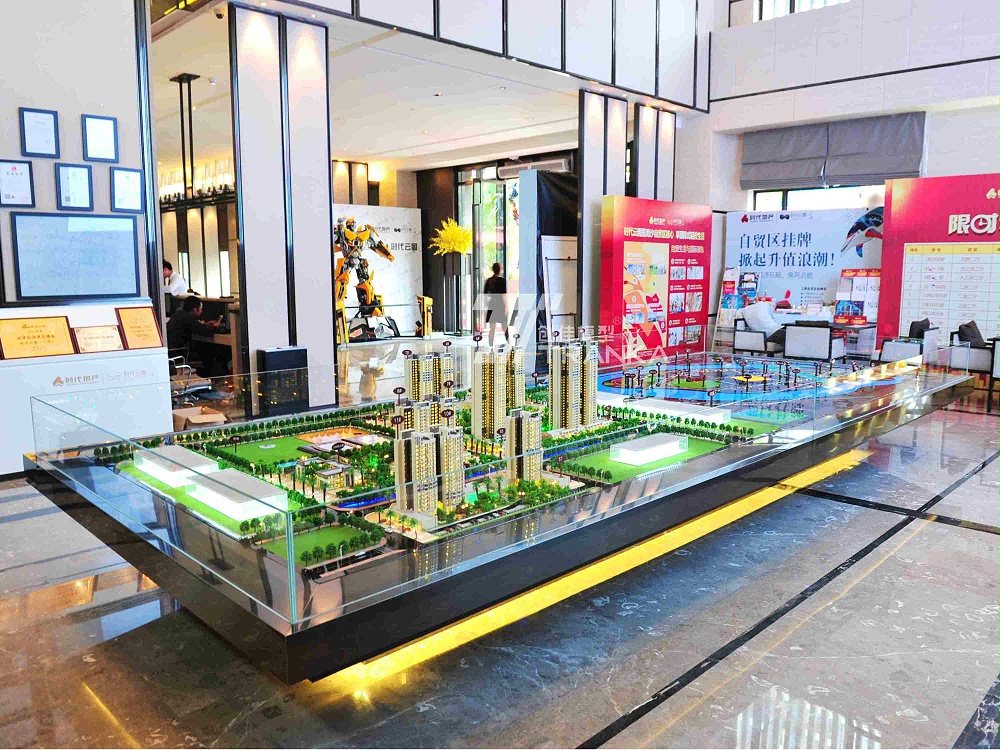 南沙时代云图售楼沙盘建筑模型案例