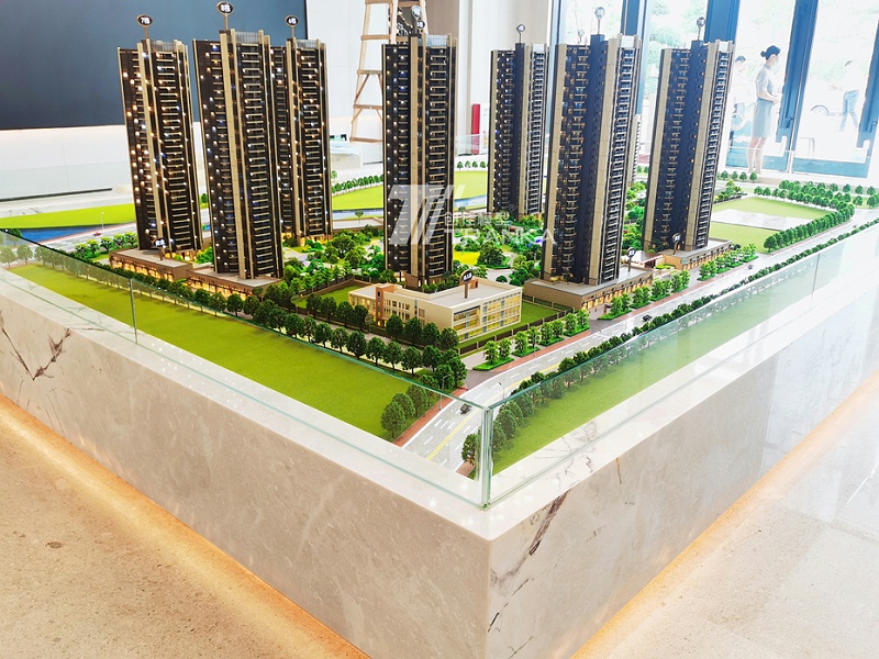 惠州玖龙台地产售楼模型 (6)