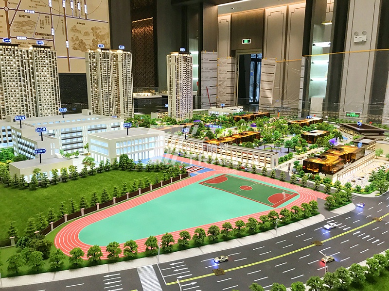 郴州中铁·岭南府售楼沙盘建筑模型 (5)