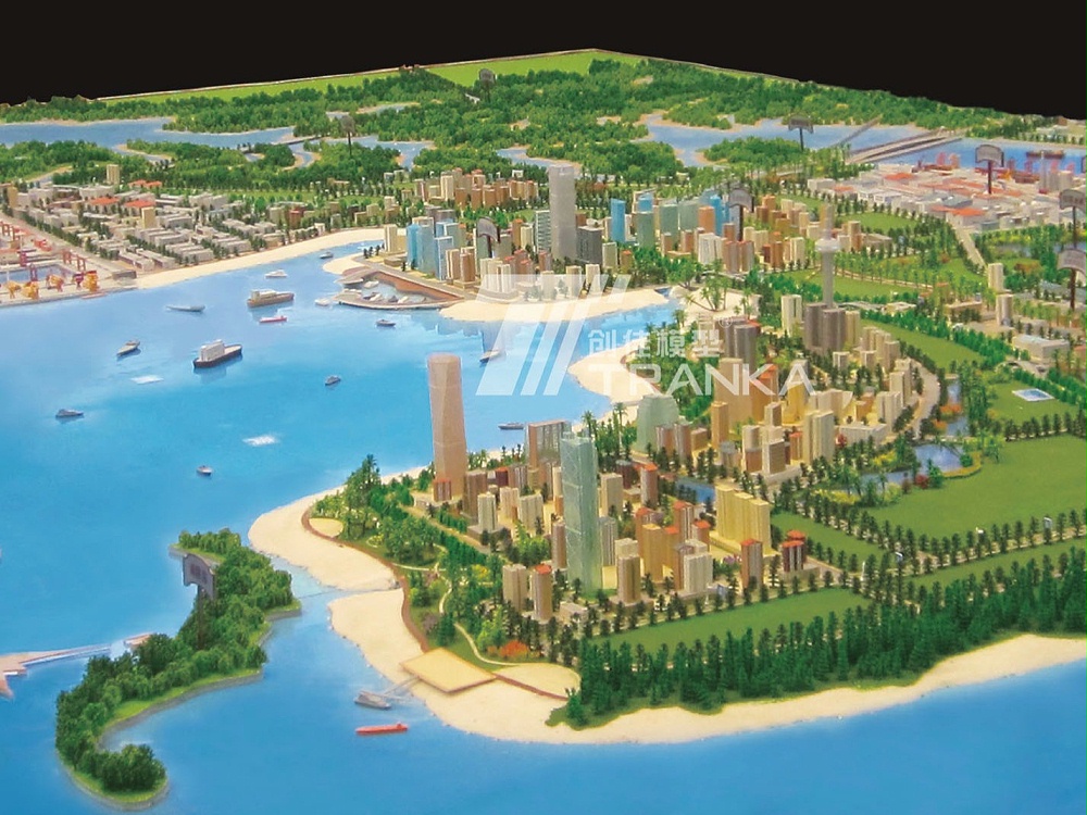 湛江东海岛新城模型