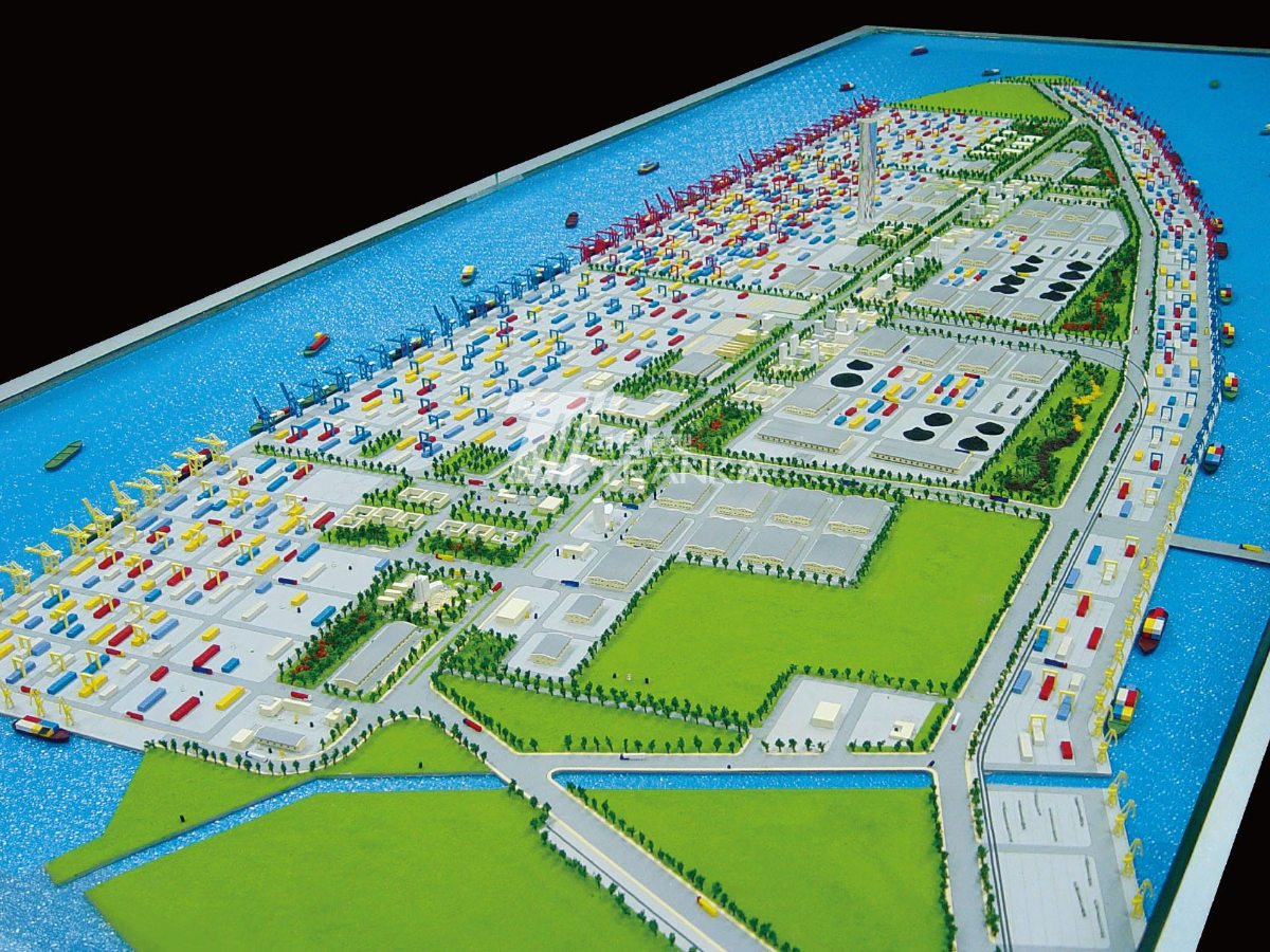 南沙港总体规划模型