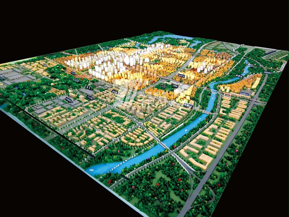 西永中心城市规划模型