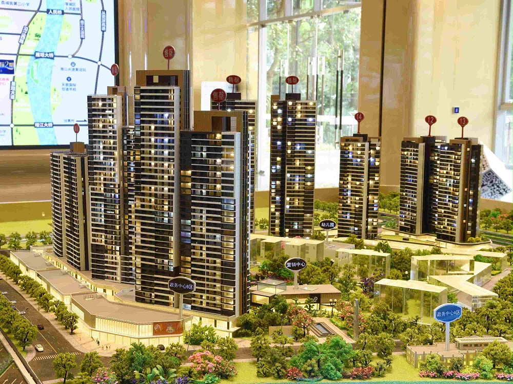 增城丽江国际建筑沙盘模型案例