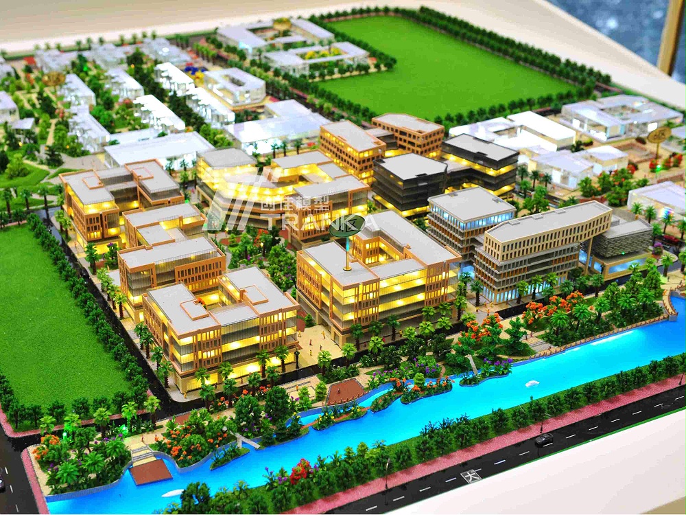 绿地未来城建筑沙盘模型案例