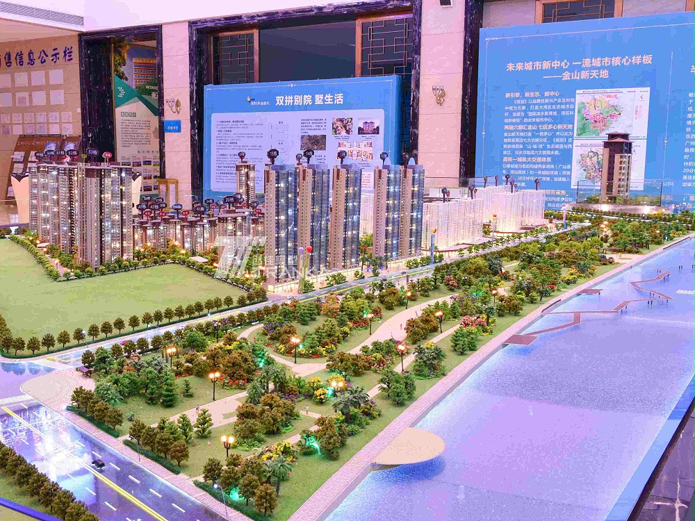 惠州富盈公馆售楼建筑模型沙盘案例