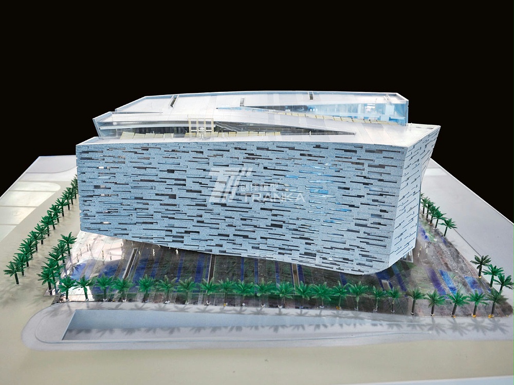 广州新图书馆模型案例
